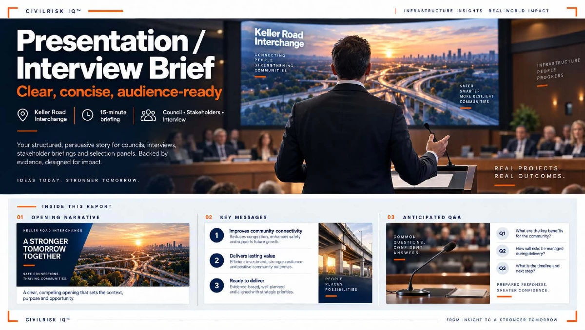 Presentation / Interview Brief design concept